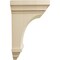 Ekena Millwork 3 1/2"W x 3 3/4"D x 6"H Mini Jefferson Wood Corbel, Rubberwood CORW03X03X06JERW - alternate 4